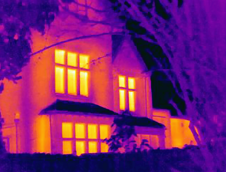 sources de chaleur maison camera thermique